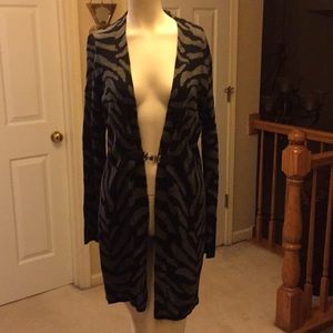 Charter club black and charcoal cardigan